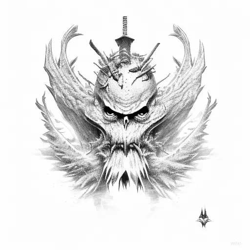Avian Demon Warden Of Apocrypha