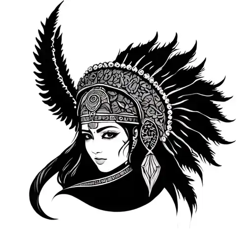 Female Indan Warrior