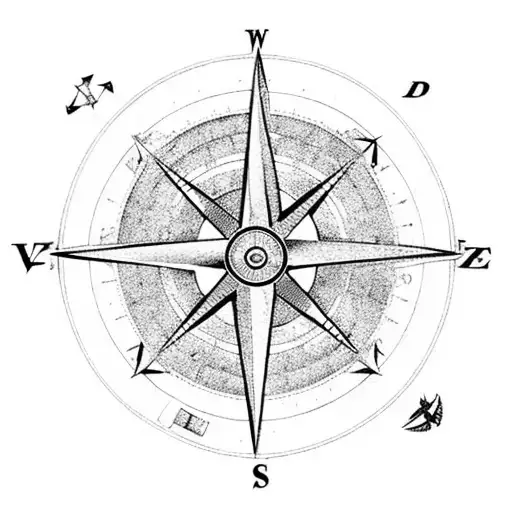 Design A Pilot's Compass Surrounded By The Flora And Fauna Of Vancouver