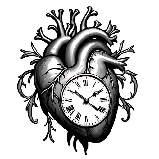 Heart Organ Clock