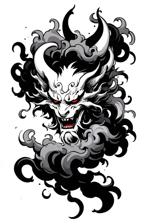 Japanese Demon Clouds Surrounding