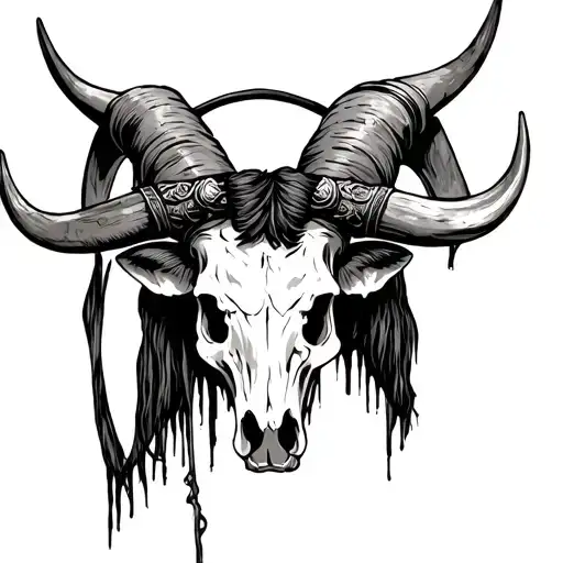 Western Longhorn Horns No Skull