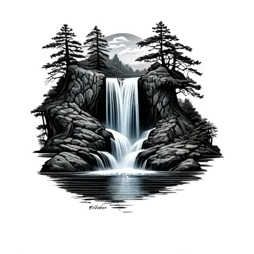 Waterfall Cascading Sleve