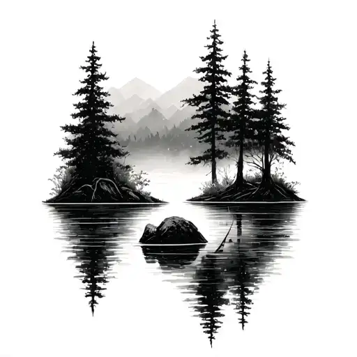 Calmness And Solitude Nature