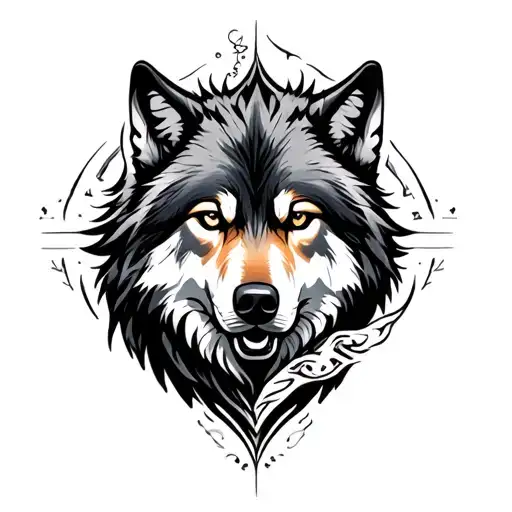 Wolf And Loyalty Intertwined