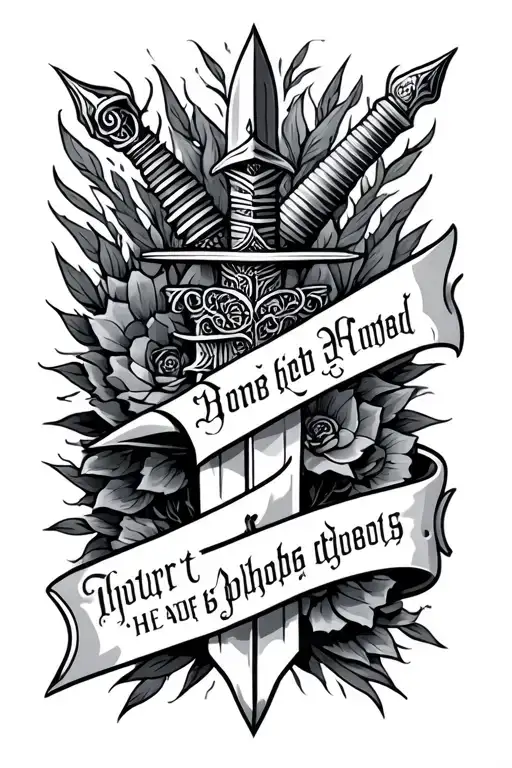 Dagger And Words Proverbs 31 25 Combined