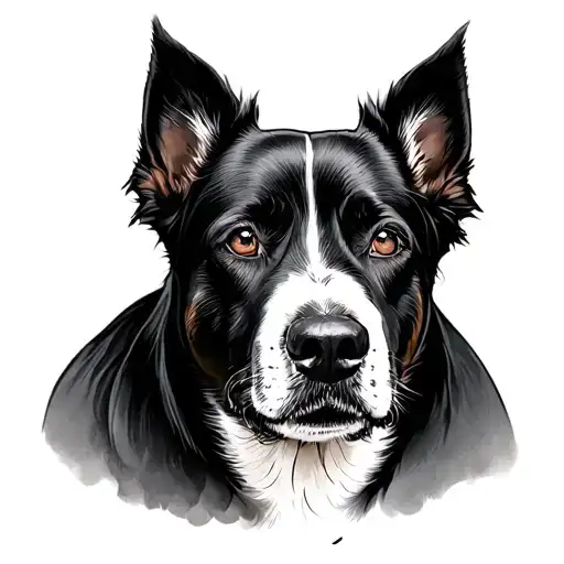 Heart Fading Into Dog