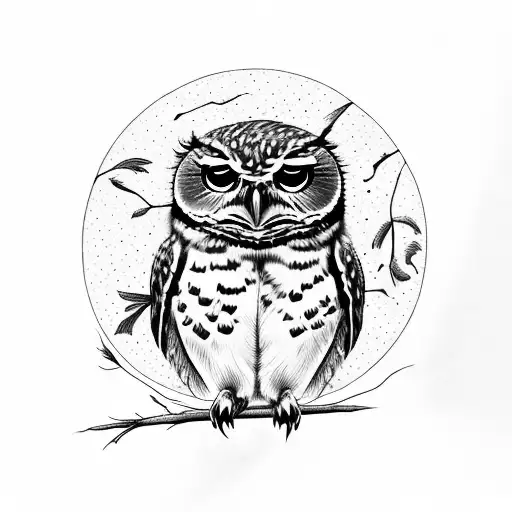 Burrowing Owl With Wildflowers And Mountains