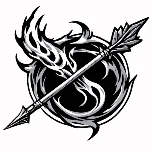 Itadori Fire Arrow Piercing