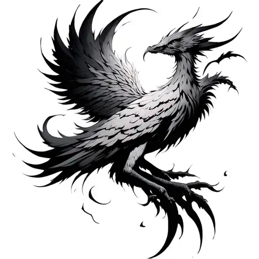 Order And Chaos Phoenix For The Forearm Tattoo Design Inspired