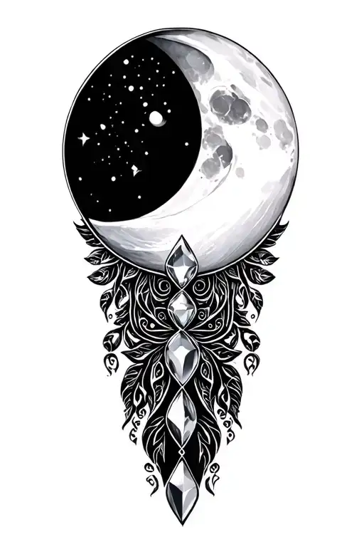 Halfmoon Jeweled