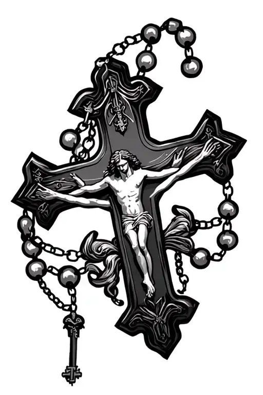 Rosary With Crucifix