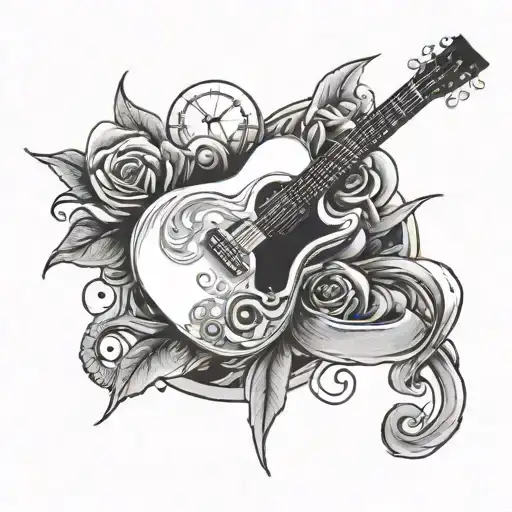 Guitar And Time Inside