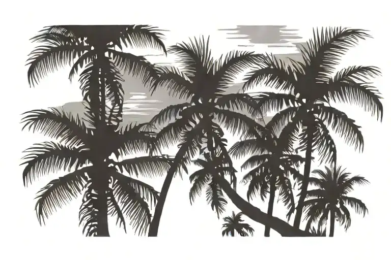 Palm Tree Silhouette