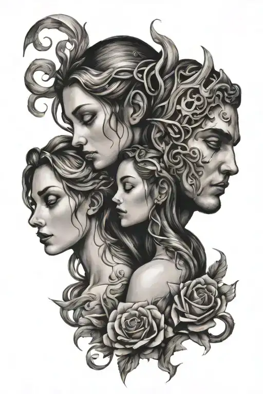 Mythical Couple In Love