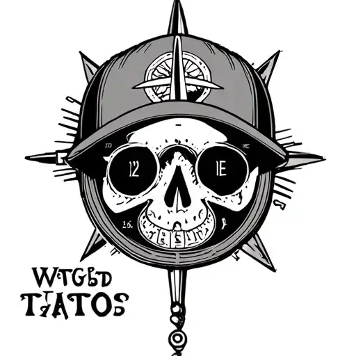 Hipster Veg Visor Compass