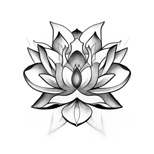 Scary Black And Grey Lotus