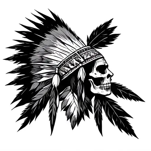 Native American Half Dead