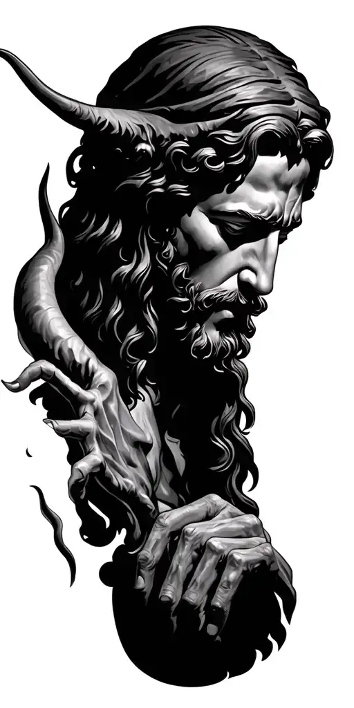 Jesus Christ And Devil Realism