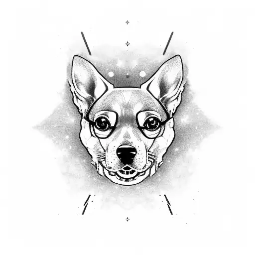 Universe Dog Guitar Eye