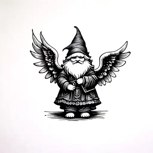 Gnome And Angel Simple