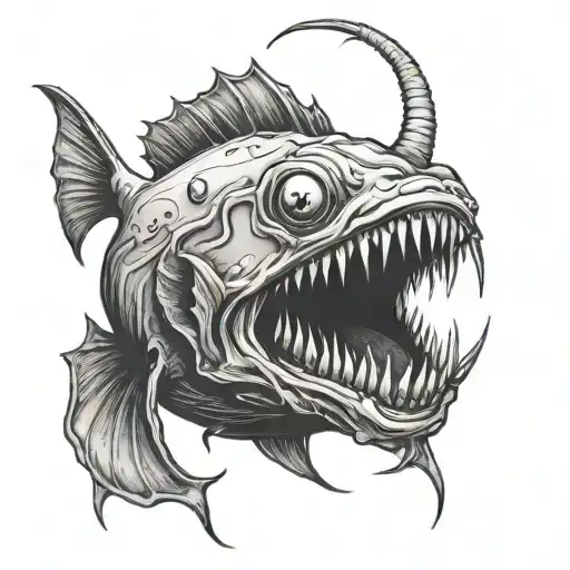 Creepy Angler Fish