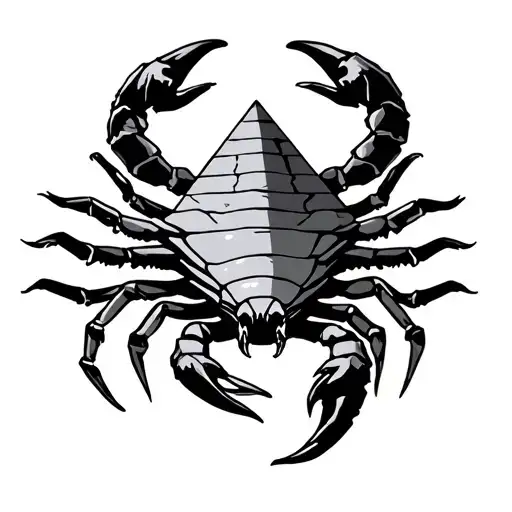 Scorpion And Pyramid