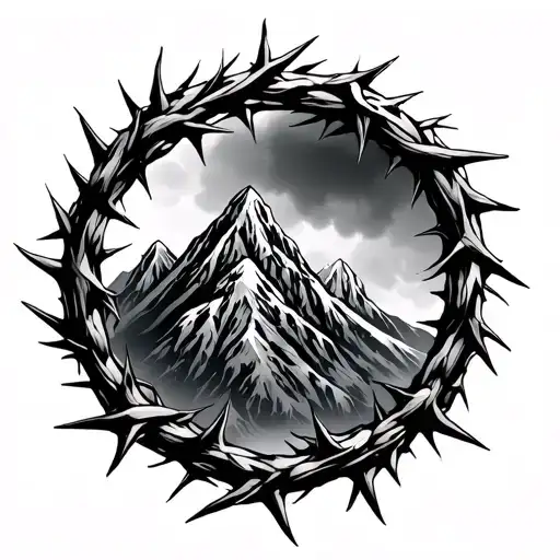 Crown Of Thorns Mountain Range