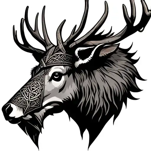 Scotland Viking Celtic Stag