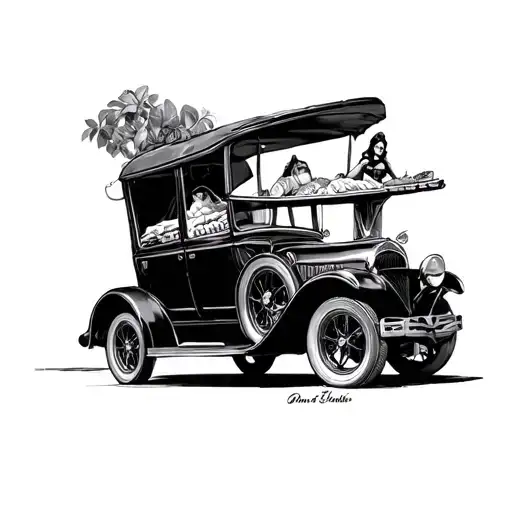 Italian Food Cars Women Cigar