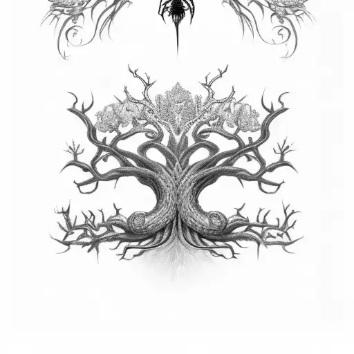 Tree Of Life King Devil Snake