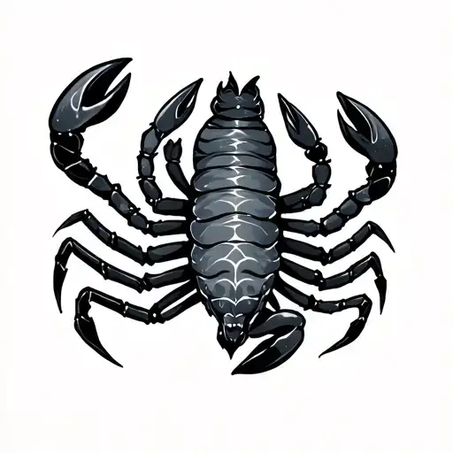 Signe Astro Constellation Scorpion Intertwined