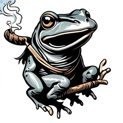 Frog Smoking Ninja Warrior