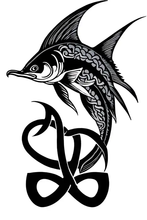 Celtic Knot Sailfish