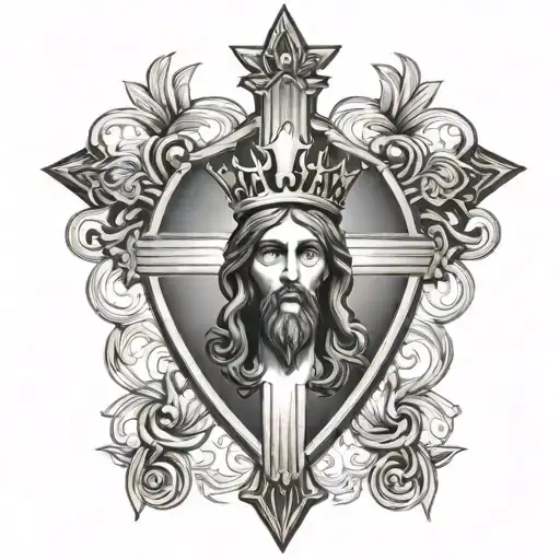 Sacred Heart Of Jesus Cross