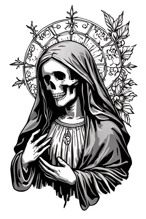 Virgin Mary Skeleton