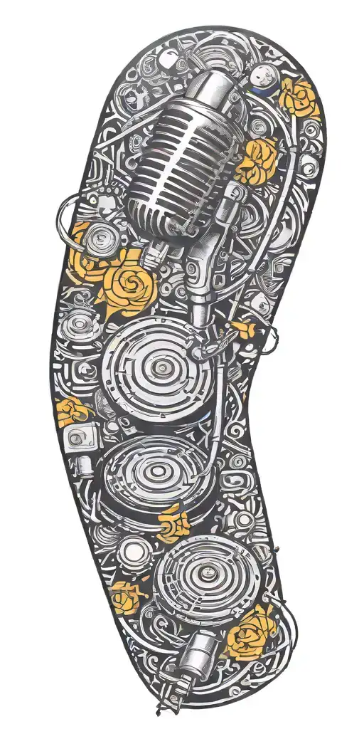 Two Turn Tables And A Microphone