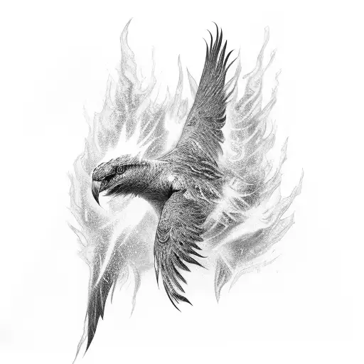 Sleeve Fire Storm Birds