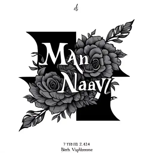 Name Manav With Birth Date In Roman Numbers