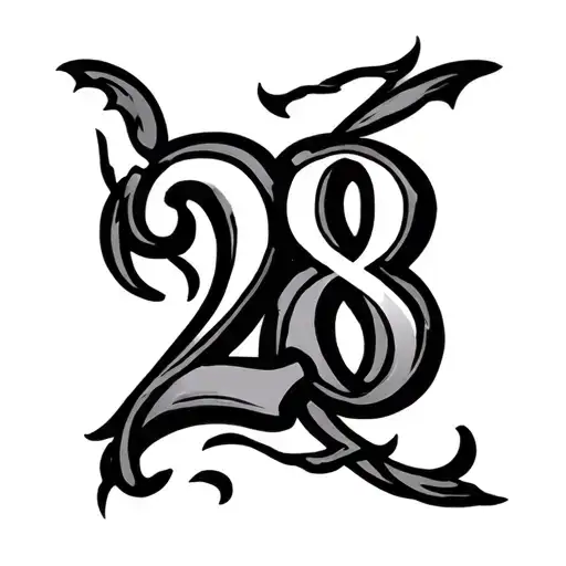 A Thin Line To Form Number 28