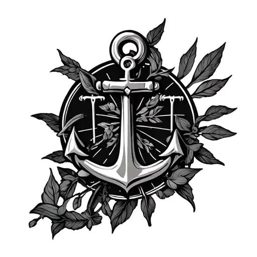 Anchor And Libra Zodiac Sign