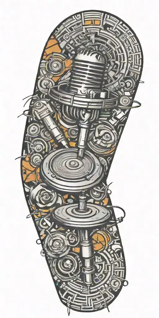 Two Turn Tables And A Microphone