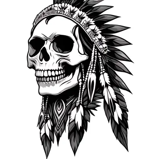 Native American Female Skull