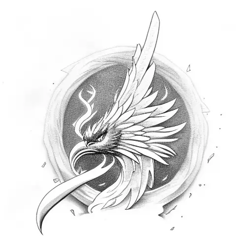Phoenix Rising From Ash