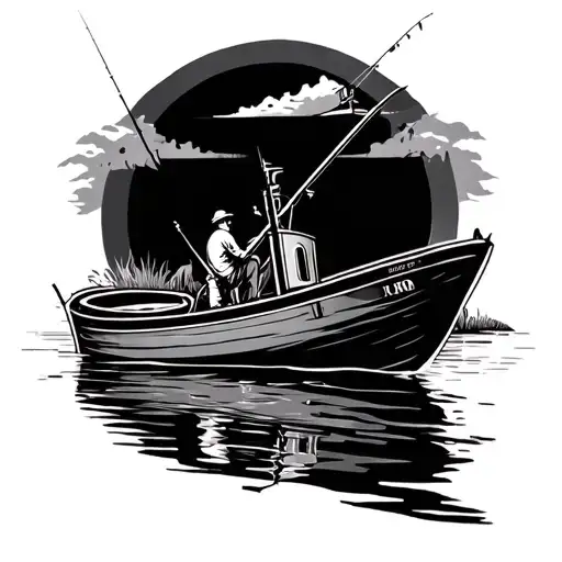 River Flat Bottom Boat Fishing