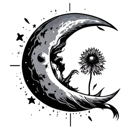 Sexual Assault Survivor Sign With Moon