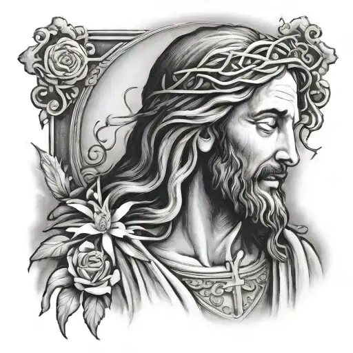 Jesus Joyful And Suffering