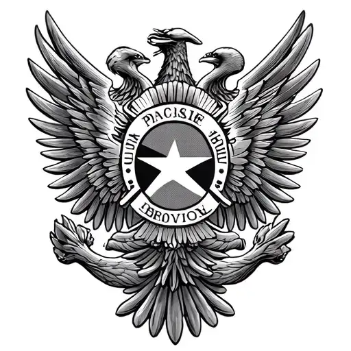 Gemini Sign Symbol Of The Brazilian Air Force Insignia Of The Military Police