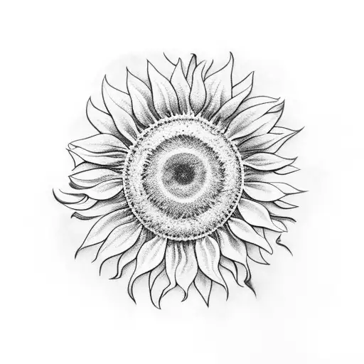 Sunflower With Number 9 And 11