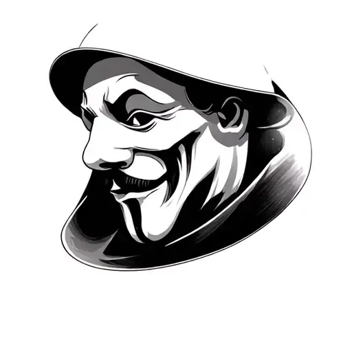 Ghostface Black And White